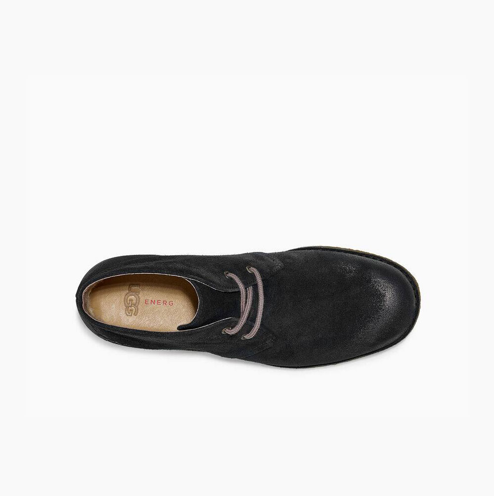 UGG Leighton WP Wüstenstiefel Herren Schwarz Schweiz | JFQMVU0C