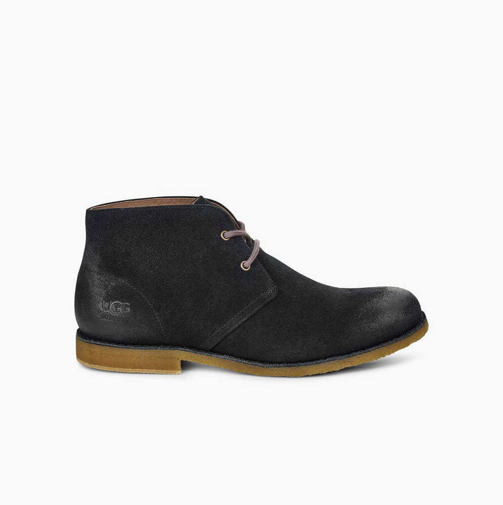 UGG Leighton WP Wüstenstiefel Herren Schwarz Schweiz | JFQMVU0C