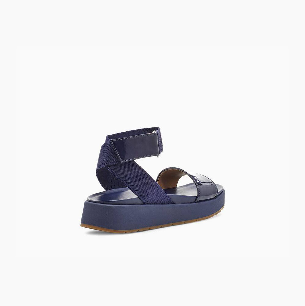 UGG Lennox Plateau Sandalen Damen Lila Blau Schweiz | 753RMZXO