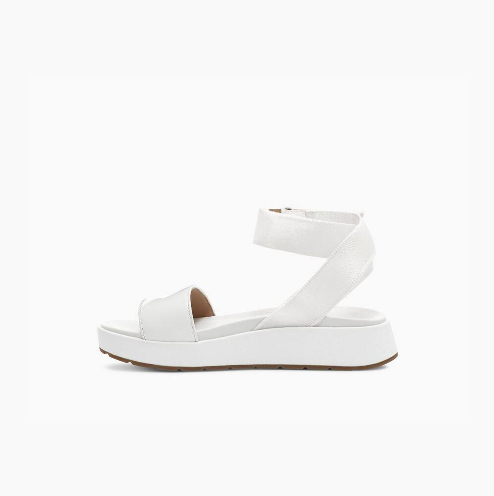 UGG Lennox Plateau Sandalen Damen Weiß Schweiz | ULOERH0Q