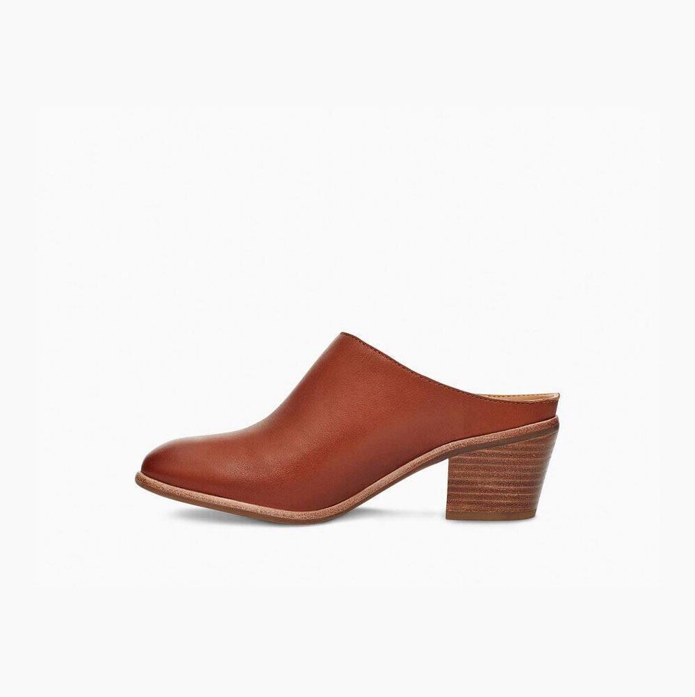 UGG Lovisa Heels Mules Damen Braun Schweiz | MDU1Q4ZA