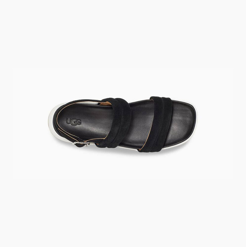 UGG Lynnden Plateau Sandalen Damen Schwarz Schweiz | XFMJFQJJ