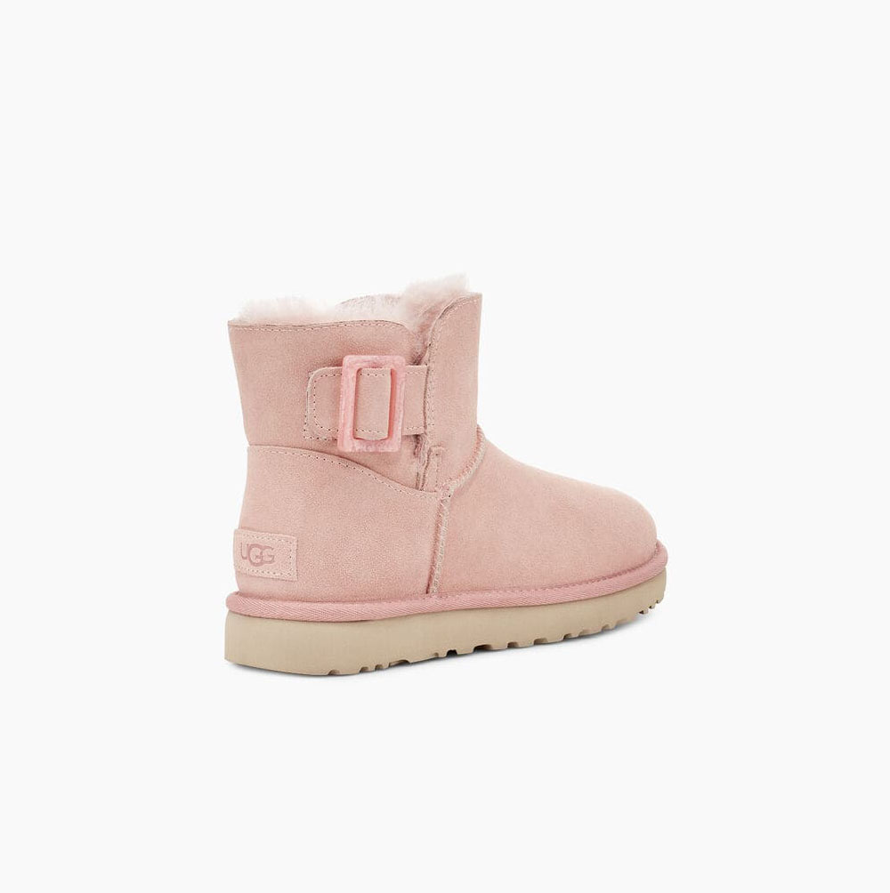 UGG Mini Bailey Mode Schnallen Mini Boots Damen Orange Schweiz | CTAR7I1B