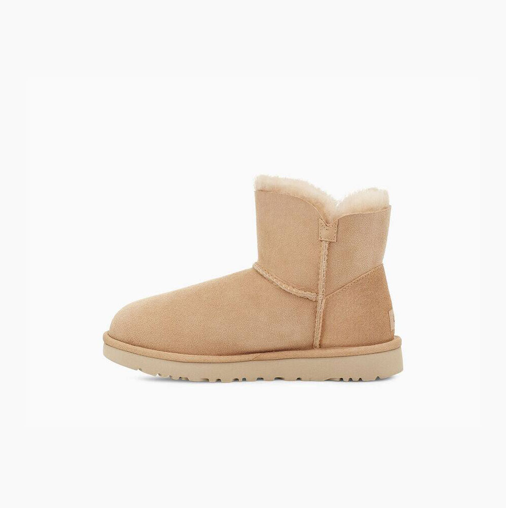 UGG Mini Bailey Star Mini Boots Damen Beige Schweiz | NY1YESCV