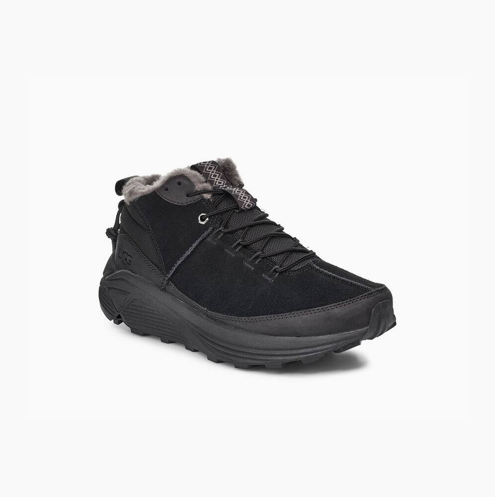 UGG Miwo Trainer High Sneakers Herren Schwarz Schweiz | PR1IR7RQ