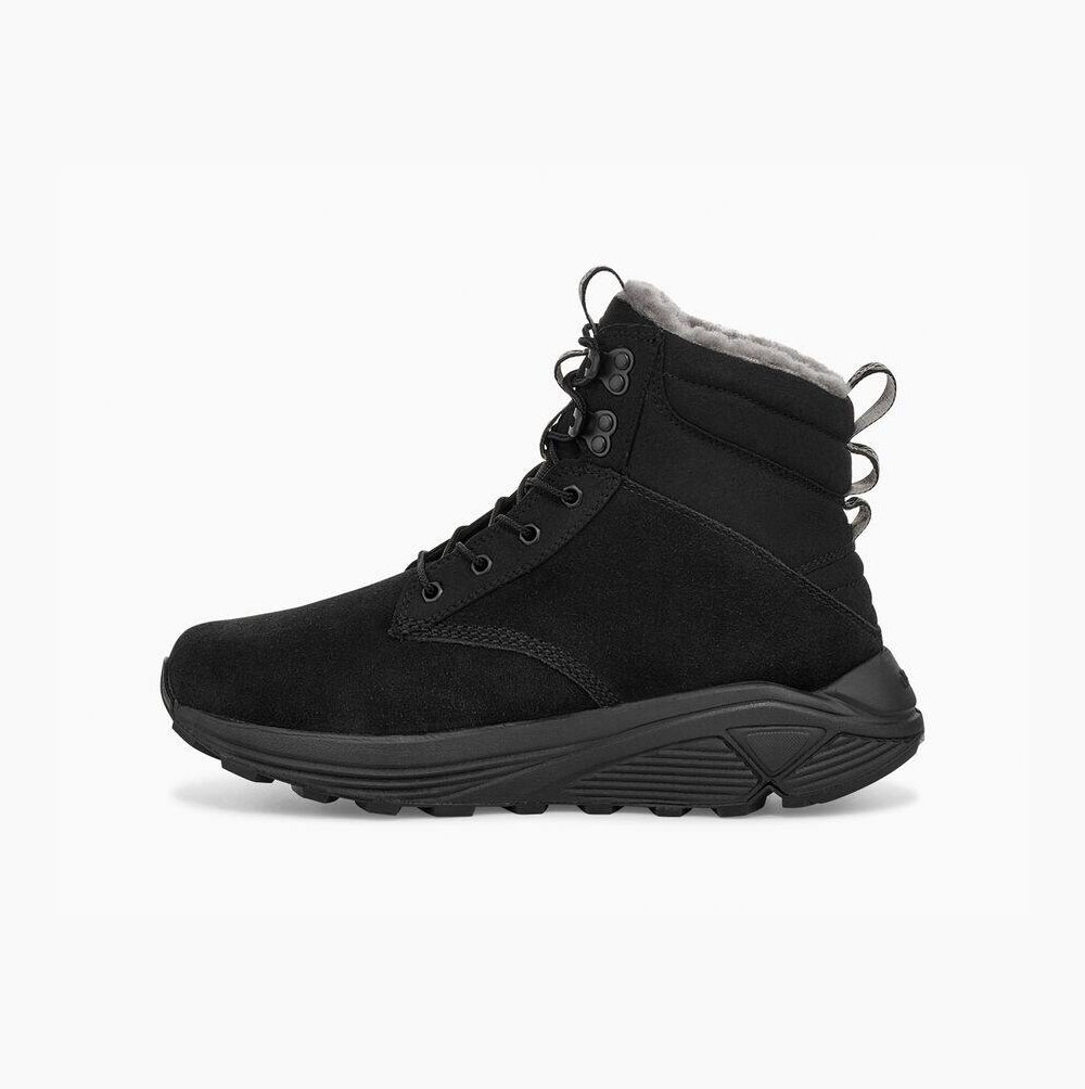 UGG Miwo Utility Weather Sneaker Stiefel Herren Schwarz Schweiz | S8K4O70R