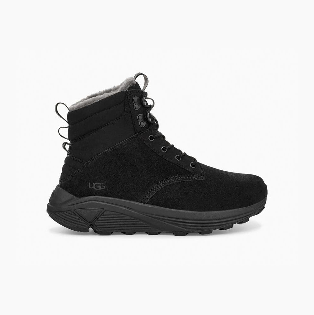 UGG Miwo Utility Weather Sneaker Stiefel Herren Schwarz Schweiz | S8K4O70R