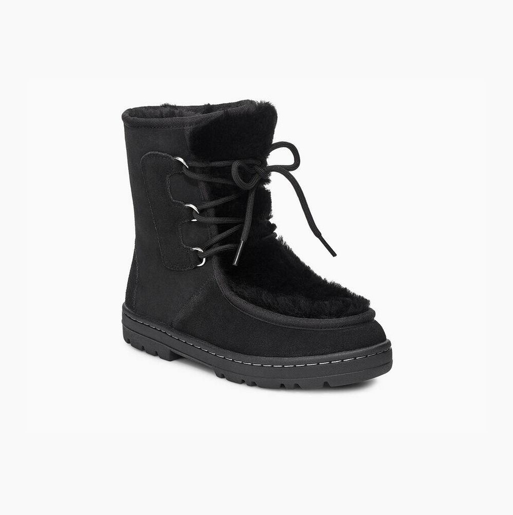 UGG Mukluk Revival Winterstiefel Damen Schwarz Schweiz | 0NA4JW91