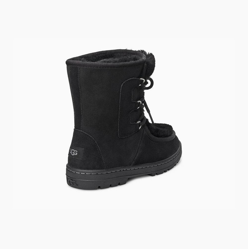 UGG Mukluk Revival Winterstiefel Damen Schwarz Schweiz | 0NA4JW91