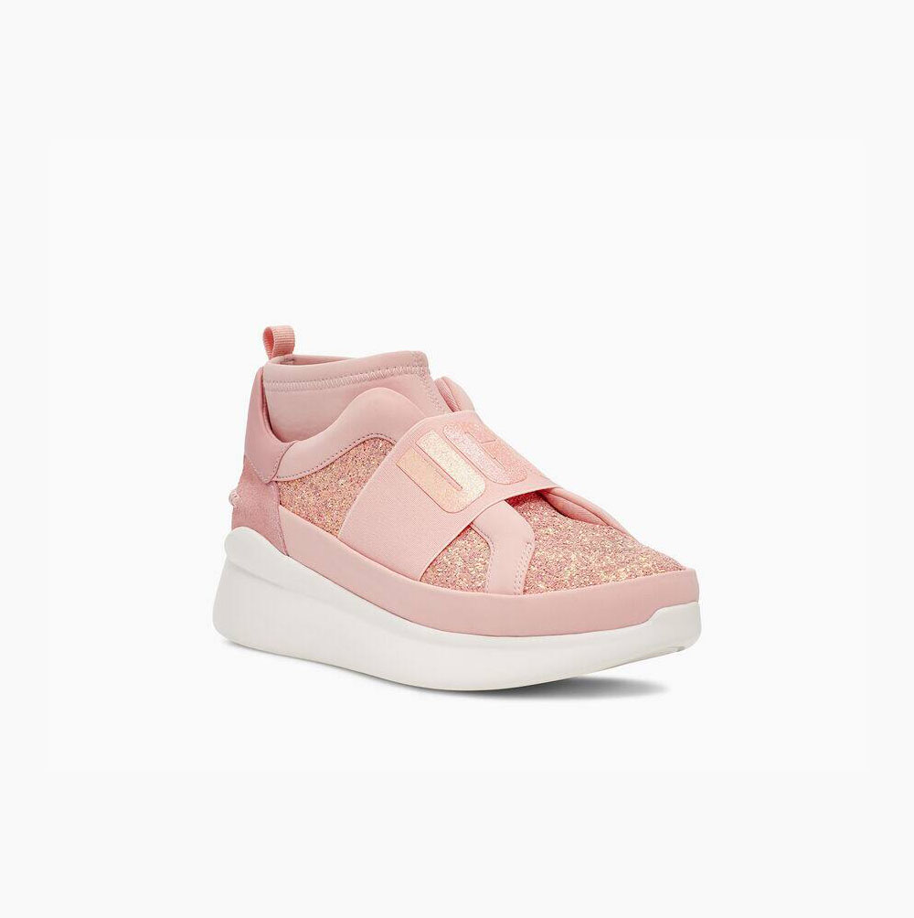 UGG Neutra Chunky Glitter Sneakers Damen Rosa Schweiz | FYHHUK2K