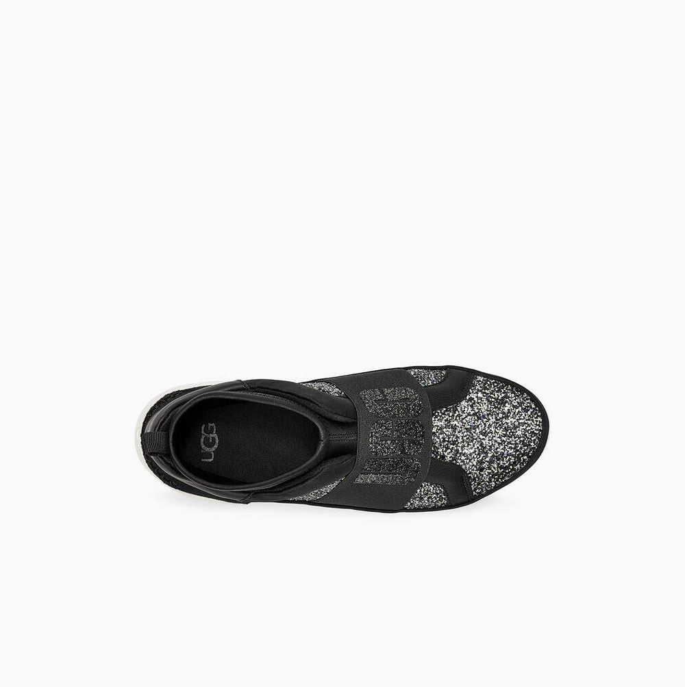 UGG Neutra Chunky Glitter Sneakers Damen Schwarz Schweiz | HJNFX3MB