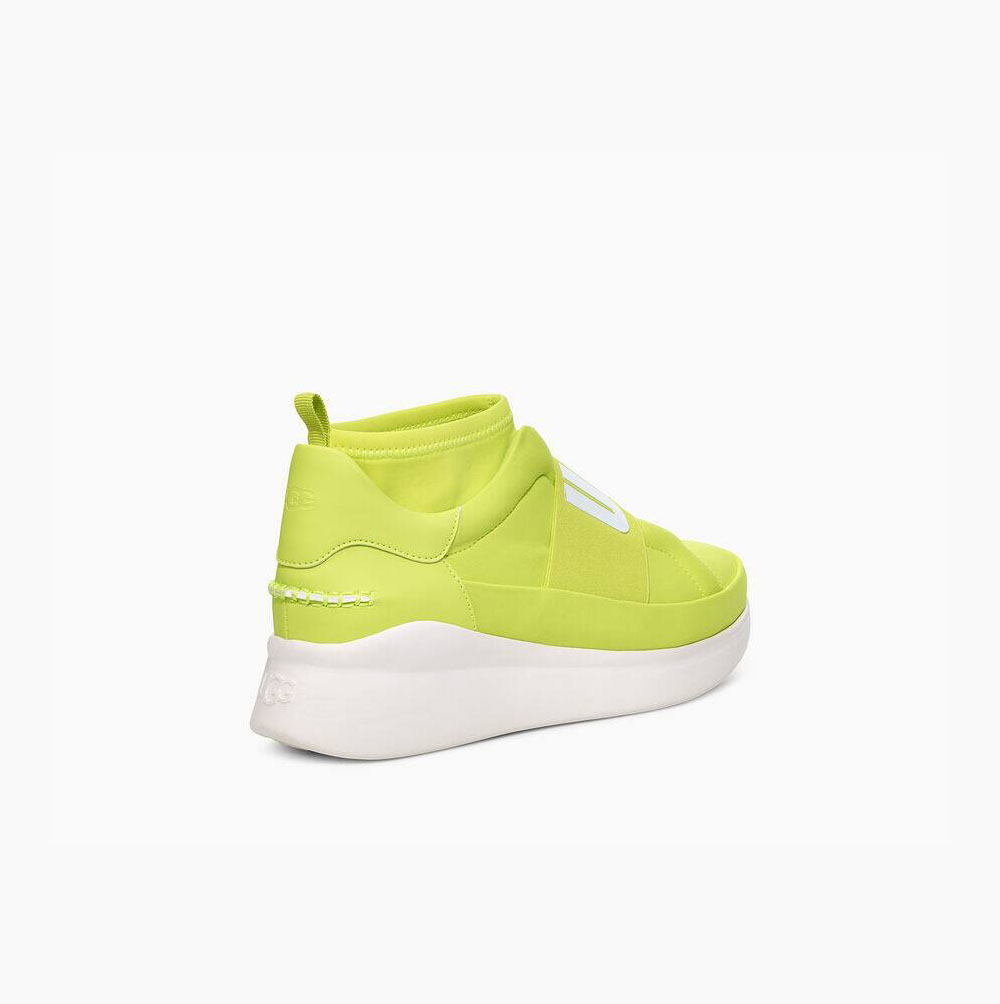 UGG Neutra Neon Hohe Sneaker Damen Gelb Schweiz | FFAGK3VF