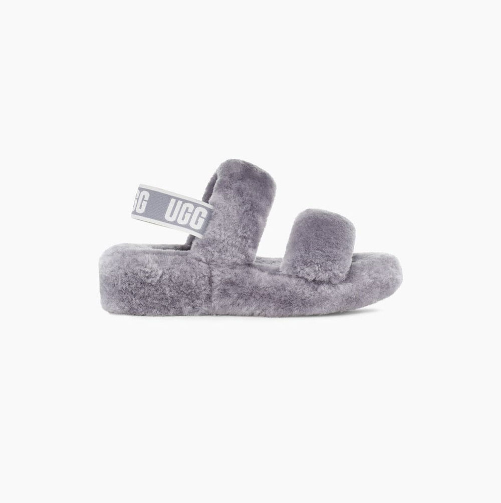 UGG Oh Yeah Sandalen Damen Helllila Schweiz | REXJY0O2