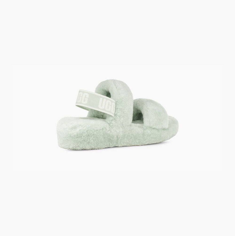 UGG Oh Yeah Sandalen Damen Mintfarben Schweiz | 4AMAORJJ