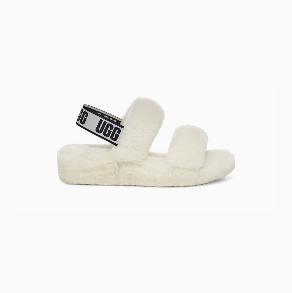 UGG Oh Yeah Sandalen Damen Weiß Schweiz | TJDL9ZSI