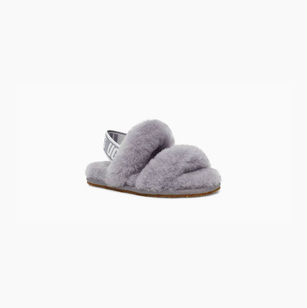 UGG Oh Yeah Sandalen Kinder Grau Schweiz | SU84JL0F