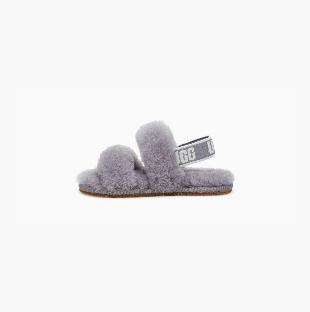 UGG Oh Yeah Sandalen Kinder Grau Schweiz | SU84JL0F