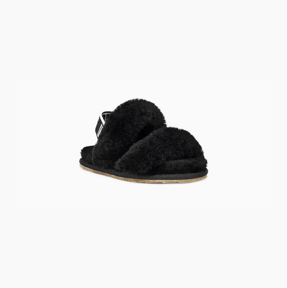 UGG Oh Yeah Sandalen Kinder Schwarz Schweiz | 3NCERKYX