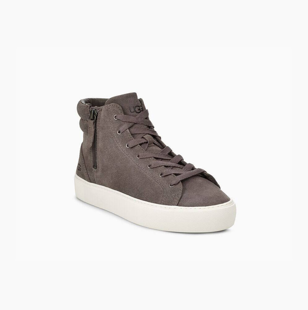 UGG Olli Hohe Sneaker Damen Grau Schweiz | YD3TK9I5