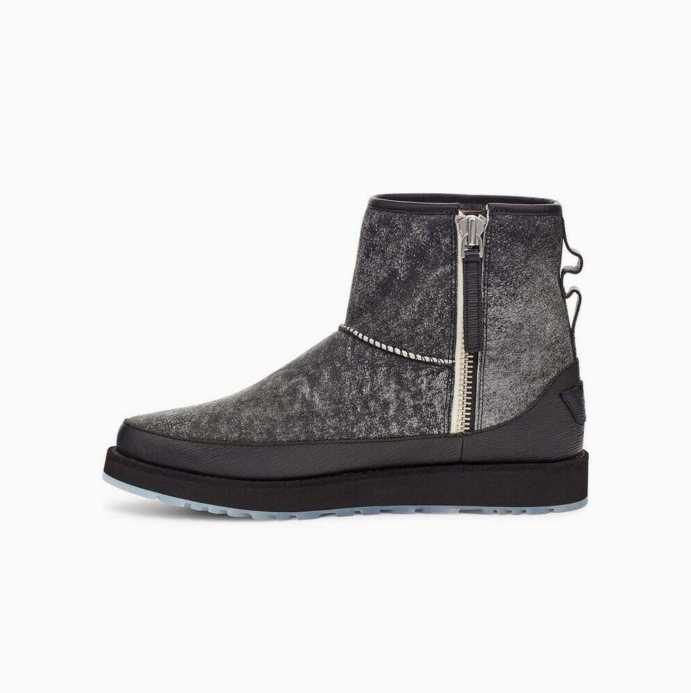 UGG Ovadia Klassische Mini Classic Boots Herren Schwarz Schweiz | 2VWJULK9