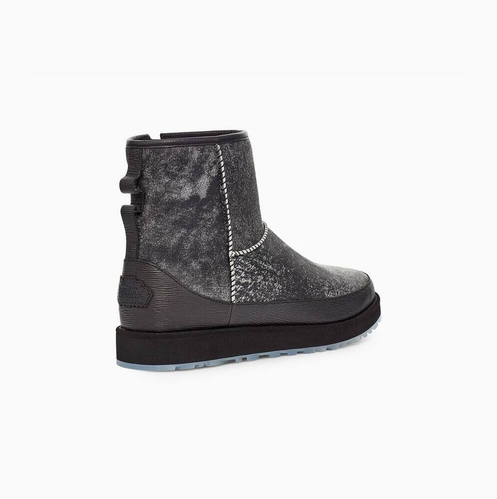 UGG Ovadia Klassische Mini Classic Boots Herren Schwarz Schweiz | 2VWJULK9