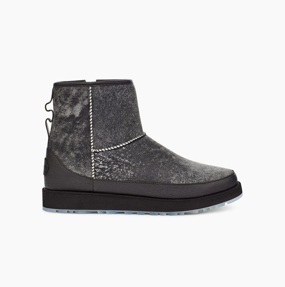 UGG Ovadia Klassische Mini Classic Boots Herren Schwarz Schweiz | 2VWJULK9