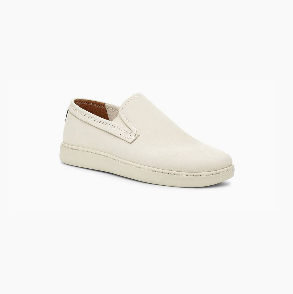 UGG Pismo Slip-On Slip-on-sneakers Herren Weiß Schweiz | OUB9B4ND