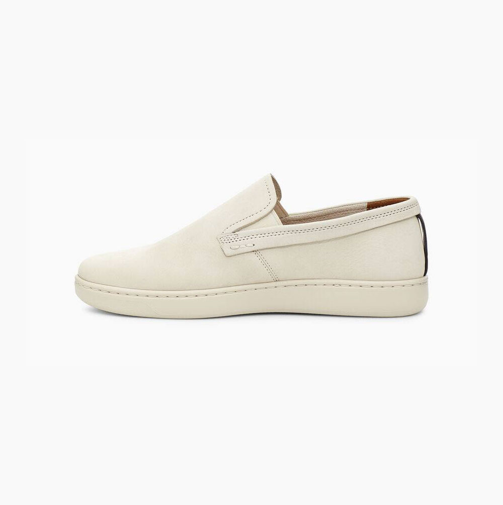 UGG Pismo Slip-On Slip-on-sneakers Herren Weiß Schweiz | OUB9B4ND