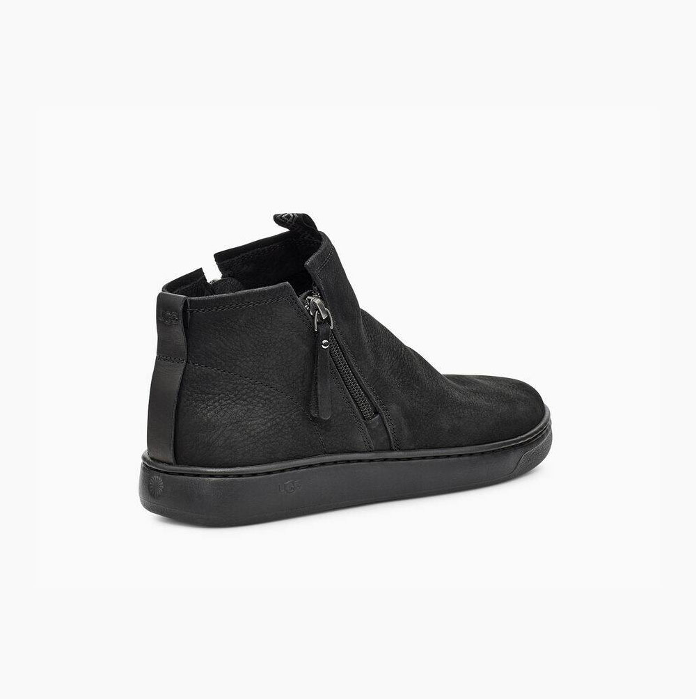 UGG Pismo Zip Sneaker Stiefel Herren Schwarz Schweiz | UWCWRT7B