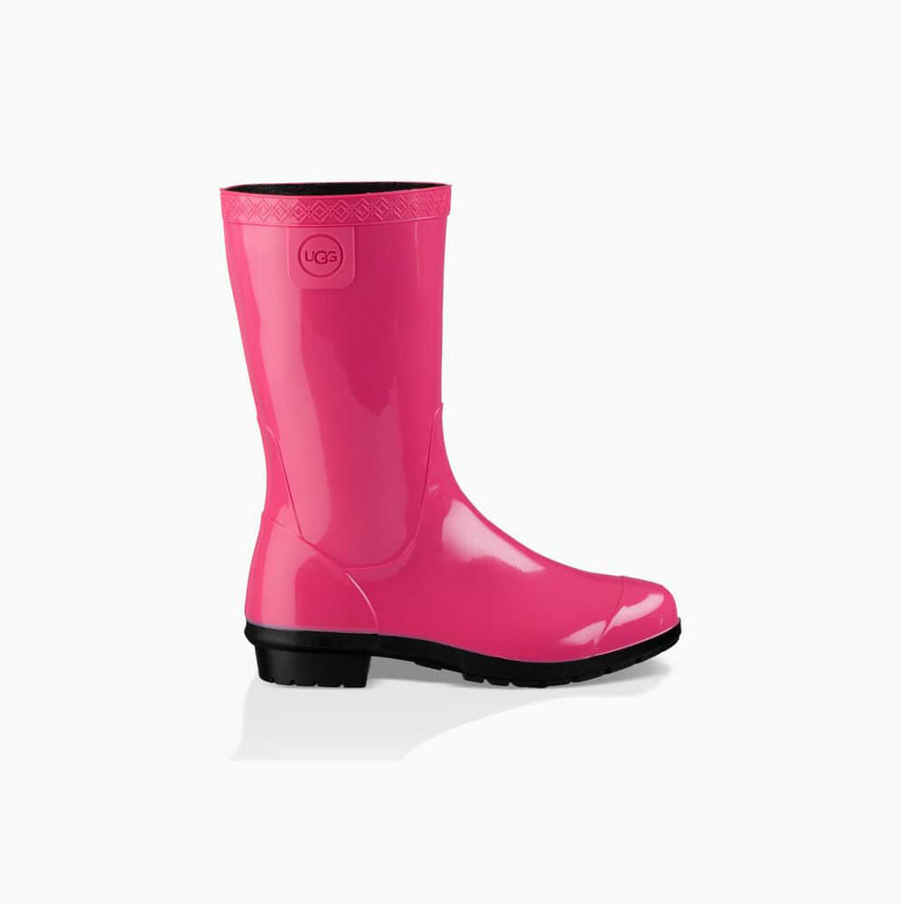 UGG Raana Regenstiefel Kinder Rosa Schweiz | 6Y286HMU