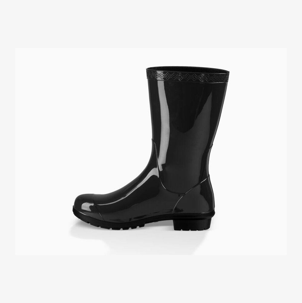 UGG Raana Regenstiefel Kinder Schwarz Schweiz | HLYRLAM8