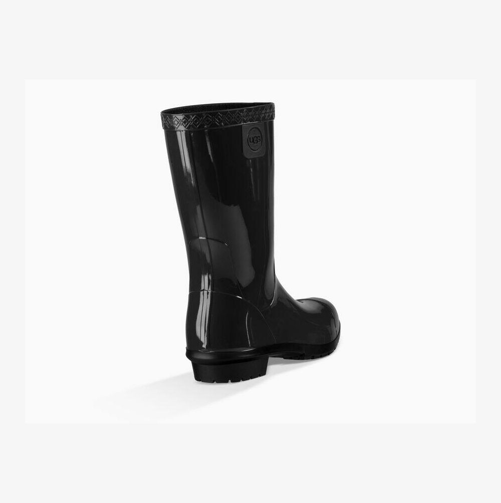 UGG Raana Regenstiefel Kinder Schwarz Schweiz | HLYRLAM8