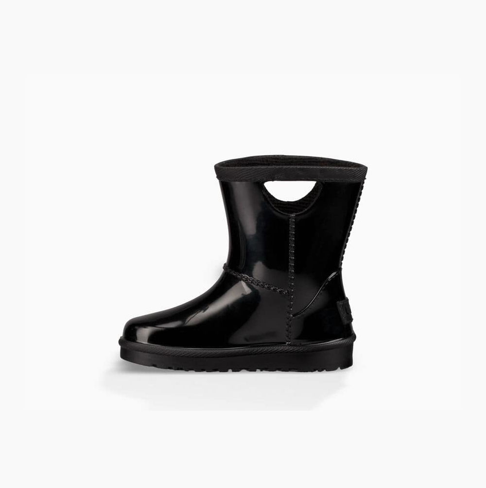 UGG Rahjee Regenstiefel Kinder Schwarz Schweiz | H14CGQ51