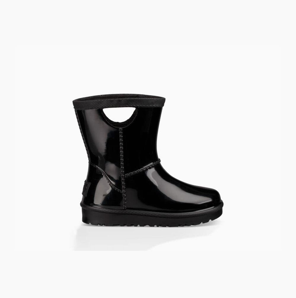 UGG Rahjee Regenstiefel Kinder Schwarz Schweiz | H14CGQ51