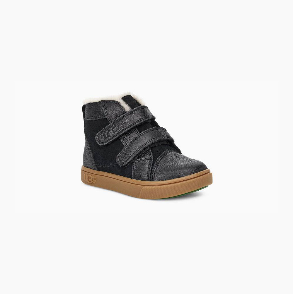 UGG Rennon II Sneaker Stiefel Kinder Schwarz Schweiz | 89P8BLTZ