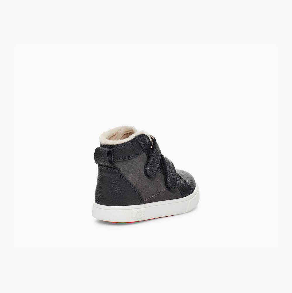 UGG Rennon II Sneaker Stiefel Kinder Tiefesgrau Schweiz | 3KRJGFX4