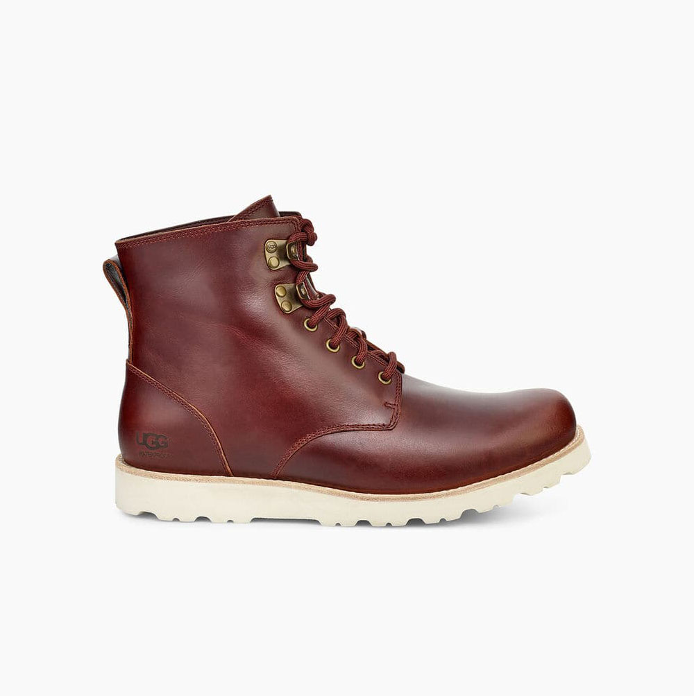 UGG Ritter Schnürstiefel Herren Dunkelbraun Schweiz | WZIBG413