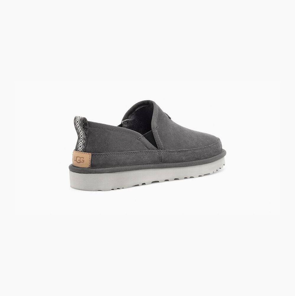 UGG Romeo Slip-on-sneakers Herren Dunkelgrau Schweiz | 45XSKO1Y