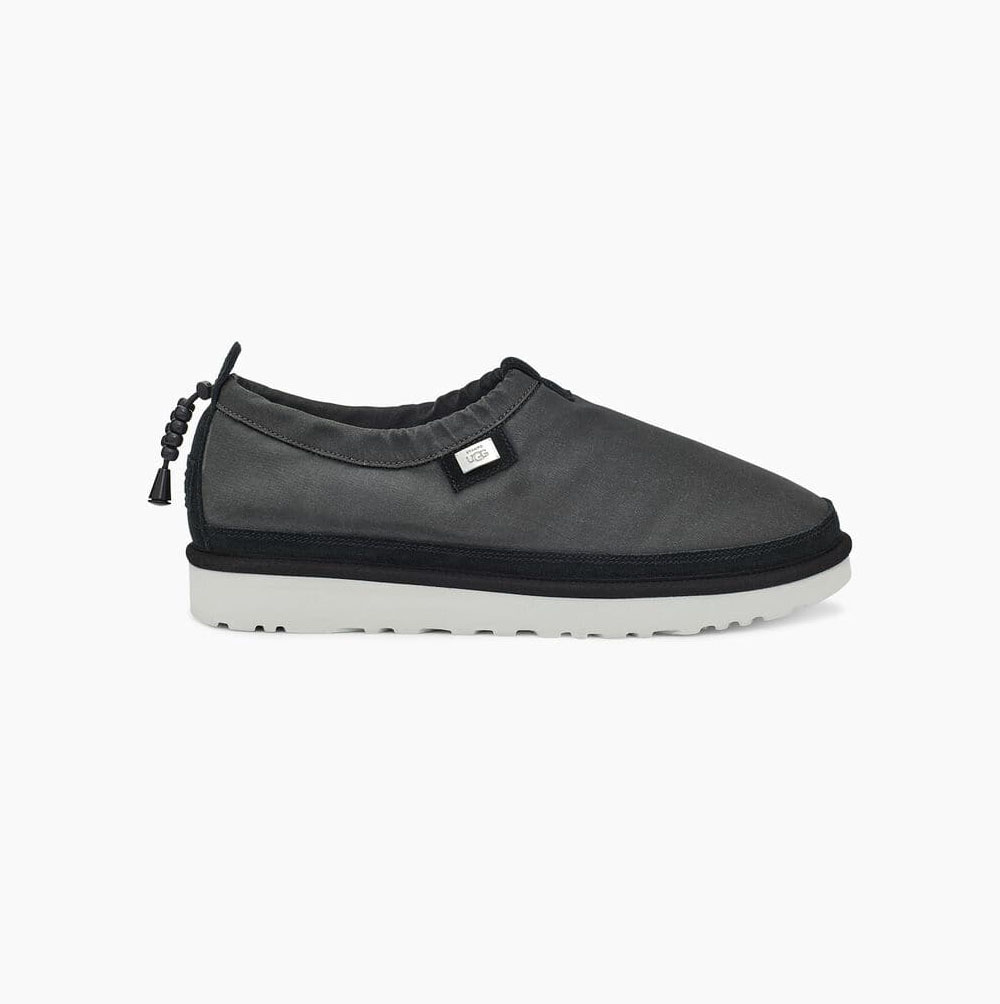 UGG STAMPD Tasman Hausschuhe Herren Schwarz Schweiz | V3ZNI47U