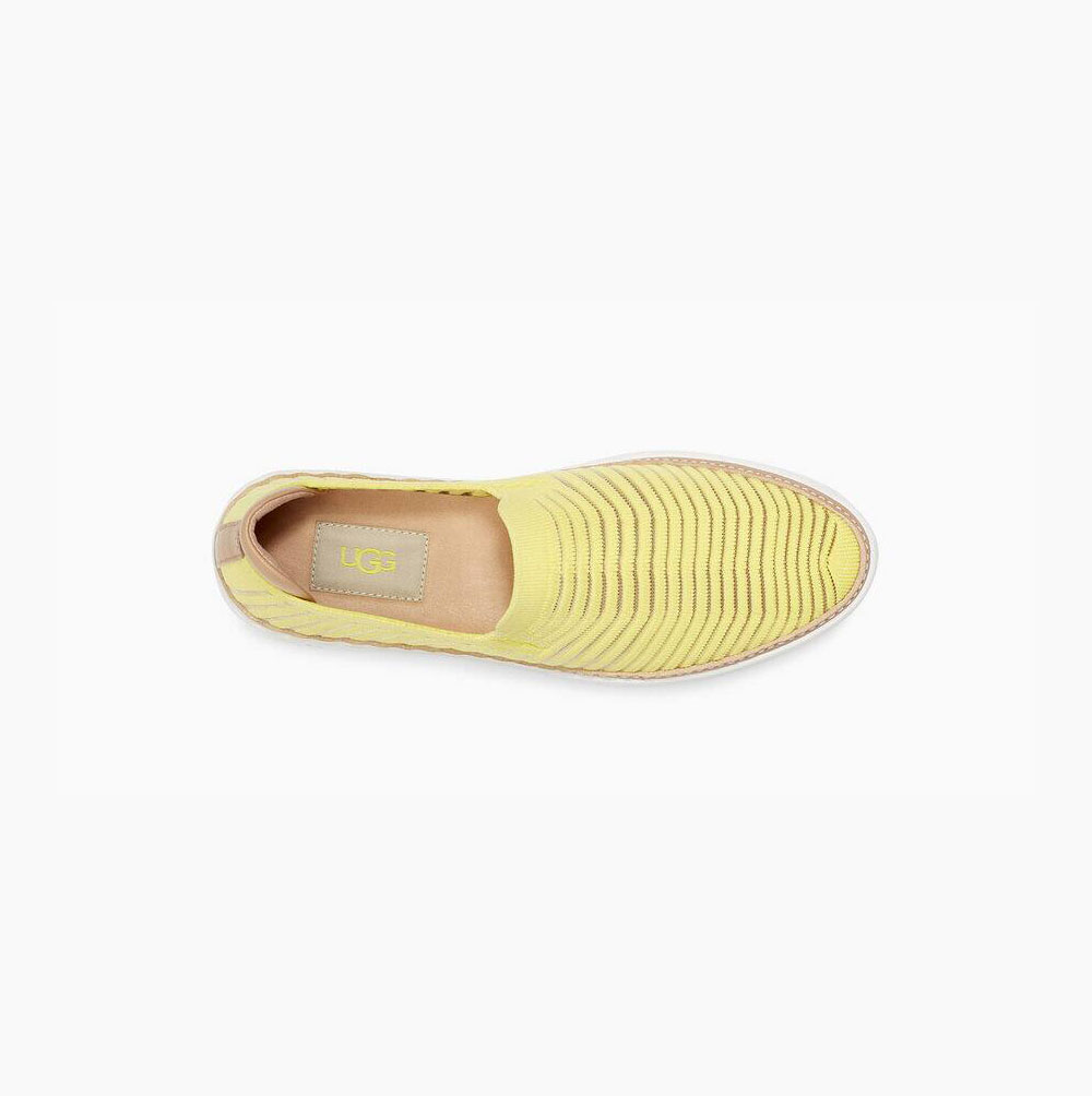 UGG Sammy Breeze Slip-on-sneakers Damen Hellgelb Schweiz | 7P6PE9BV