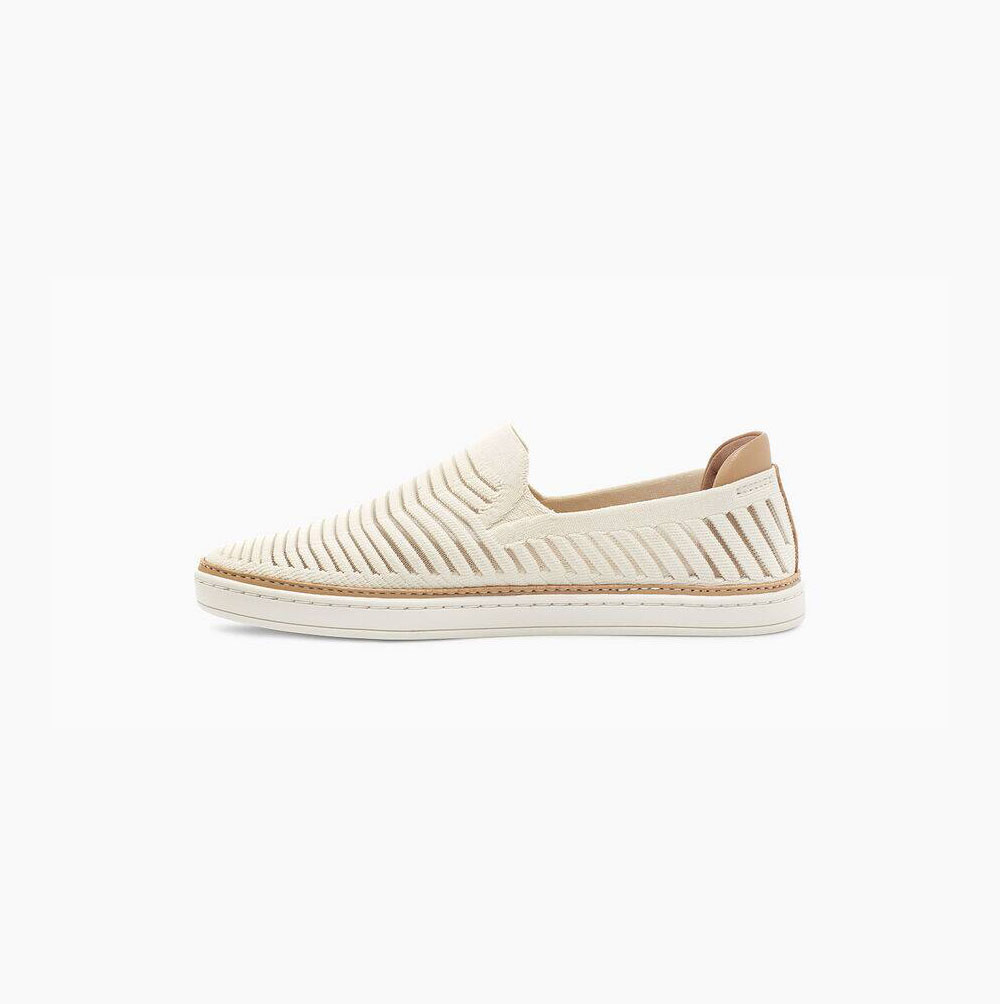 UGG Sammy Breeze Slip-on-sneakers Damen Weiß Schweiz | FVF4IC6L