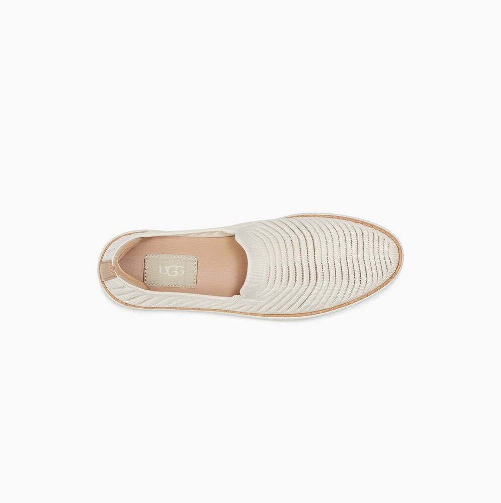 UGG Sammy Breeze Slip-on-sneakers Damen Weiß Schweiz | FVF4IC6L