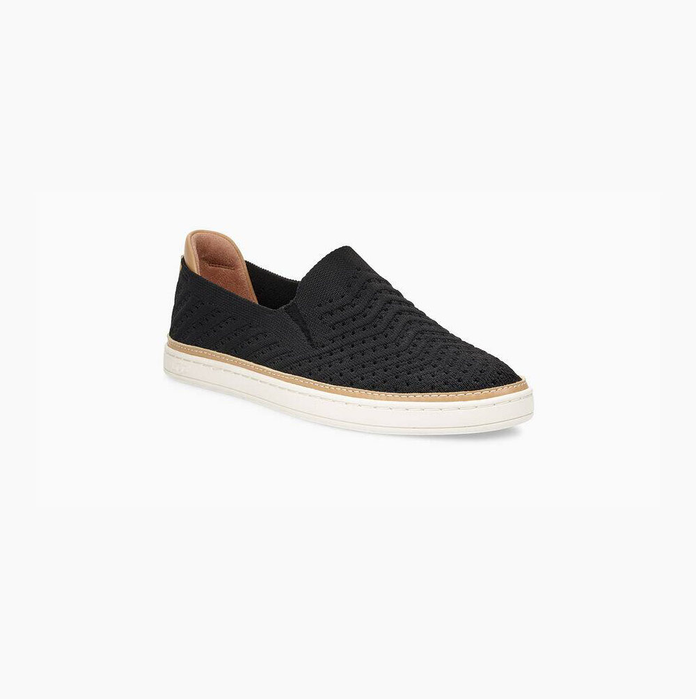 UGG Sammy Chevron Slip-on-sneakers Damen Schwarz Schweiz | 0A3N89VW