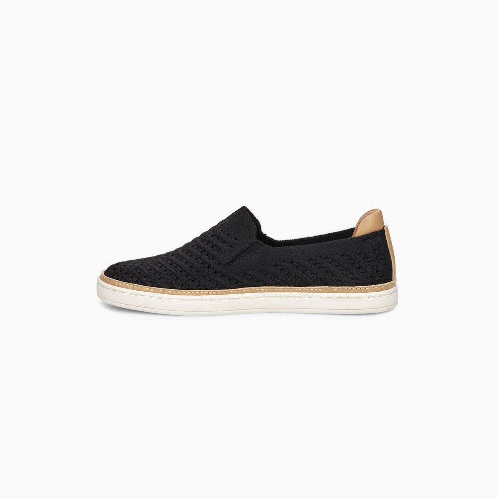 UGG Sammy Chevron Slip-on-sneakers Damen Schwarz Schweiz | 0A3N89VW