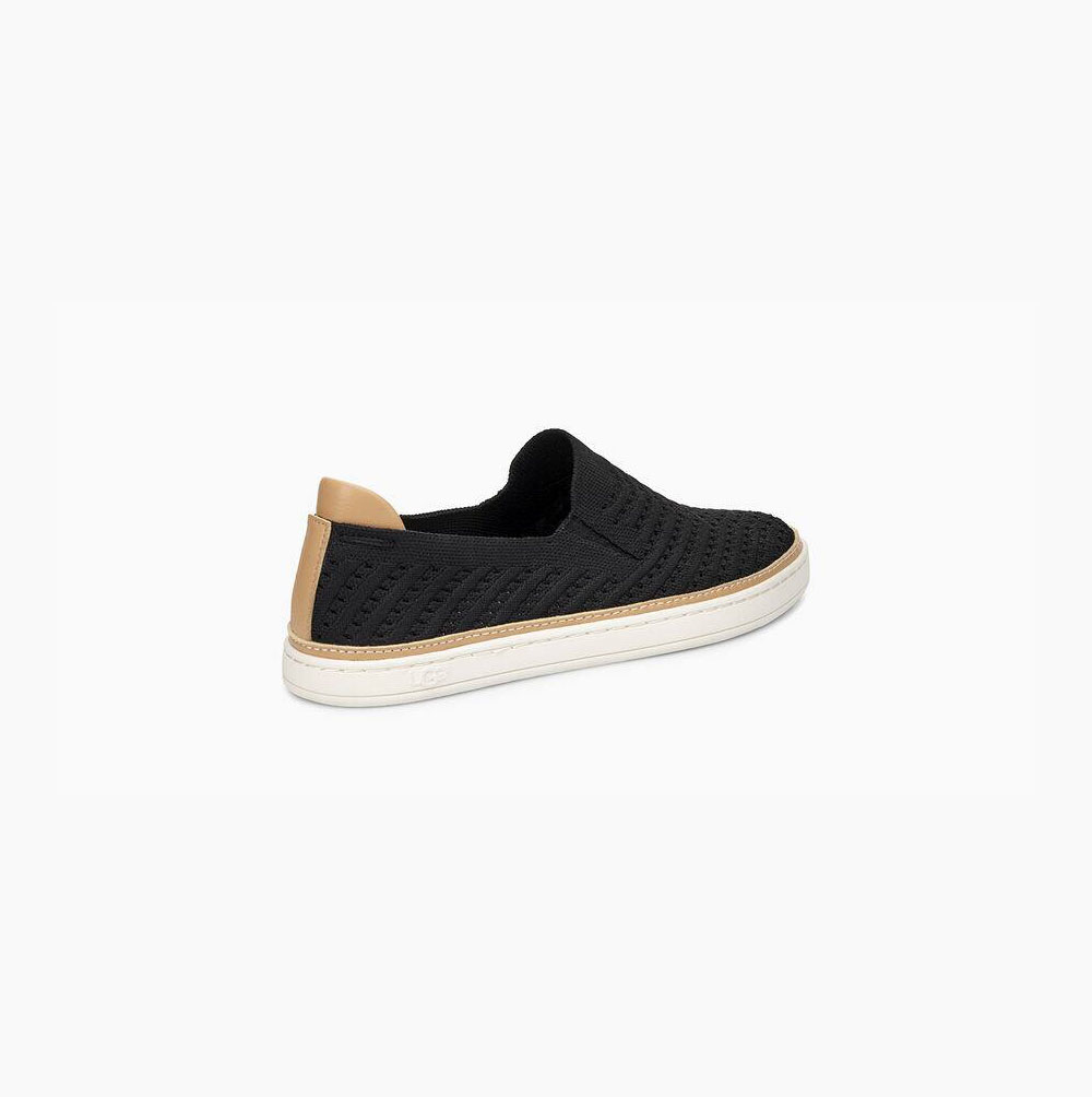 UGG Sammy Chevron Slip-on-sneakers Damen Schwarz Schweiz | 0A3N89VW