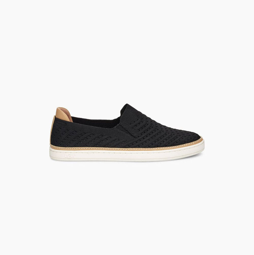 UGG Sammy Chevron Slip-on-sneakers Damen Schwarz Schweiz | 0A3N89VW