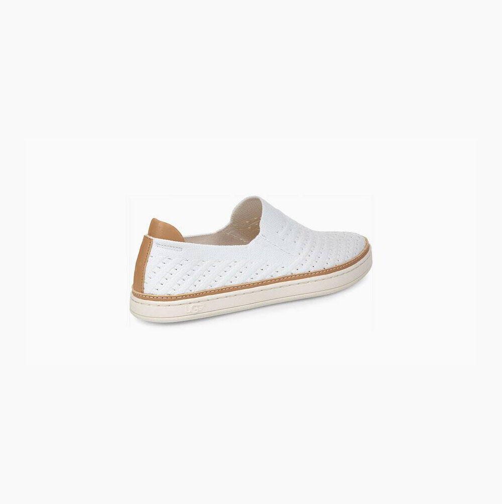 UGG Sammy Chevron Slip-on-sneakers Damen Weiß Schweiz | BKYT06Z3