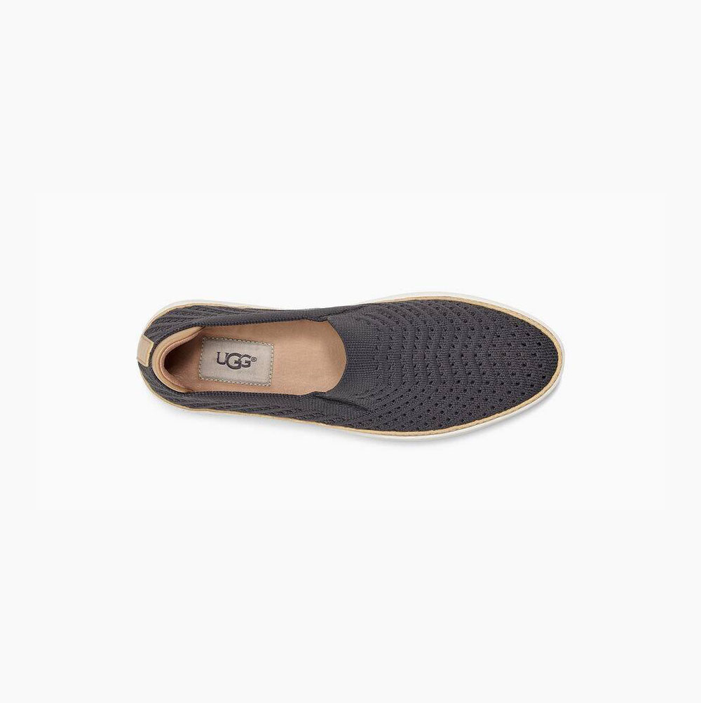 UGG Sammy Chevron Slip-on-sneakers Damen Tiefesgrau Schweiz | UKVT8NI2