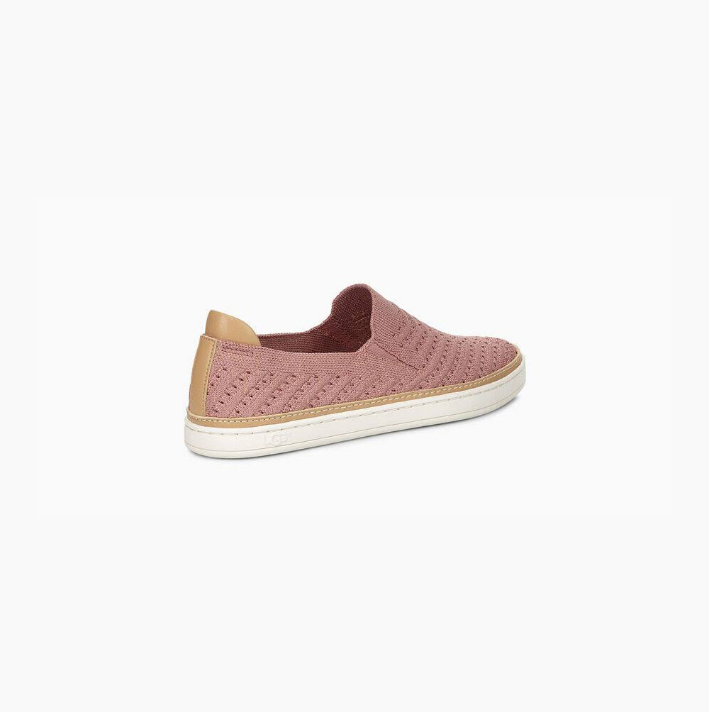 UGG Sammy Metallic Chevron Slip-on-sneakers Damen Rosa Schweiz | 9ERHFHXC