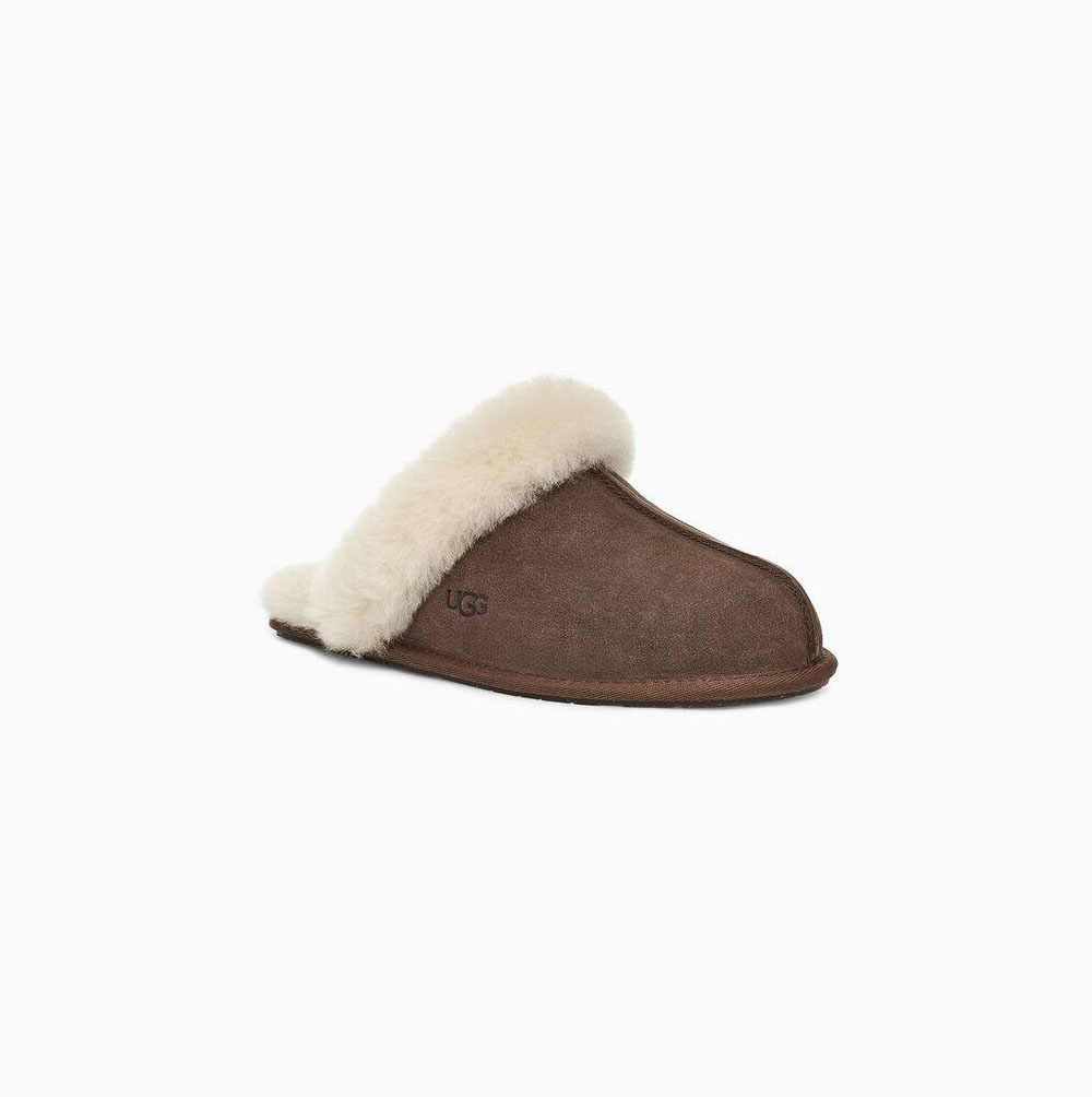 UGG Scuffette II Hausschuhe Damen Braun Schweiz | 7W6L5TTW